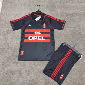 لباس اث میلان 1998-1999کیت سوم هواداری کیفیت تایلندی