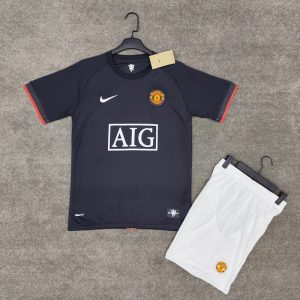 لباس دوم منچستر یونایتد مشکی 2008 کیفیت تایلندی