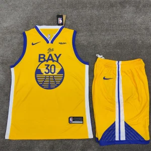 کیت بسکتبال زرد گلدن استیت BAY 30